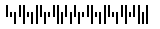 RM4SCC (Royal Mail) font sample